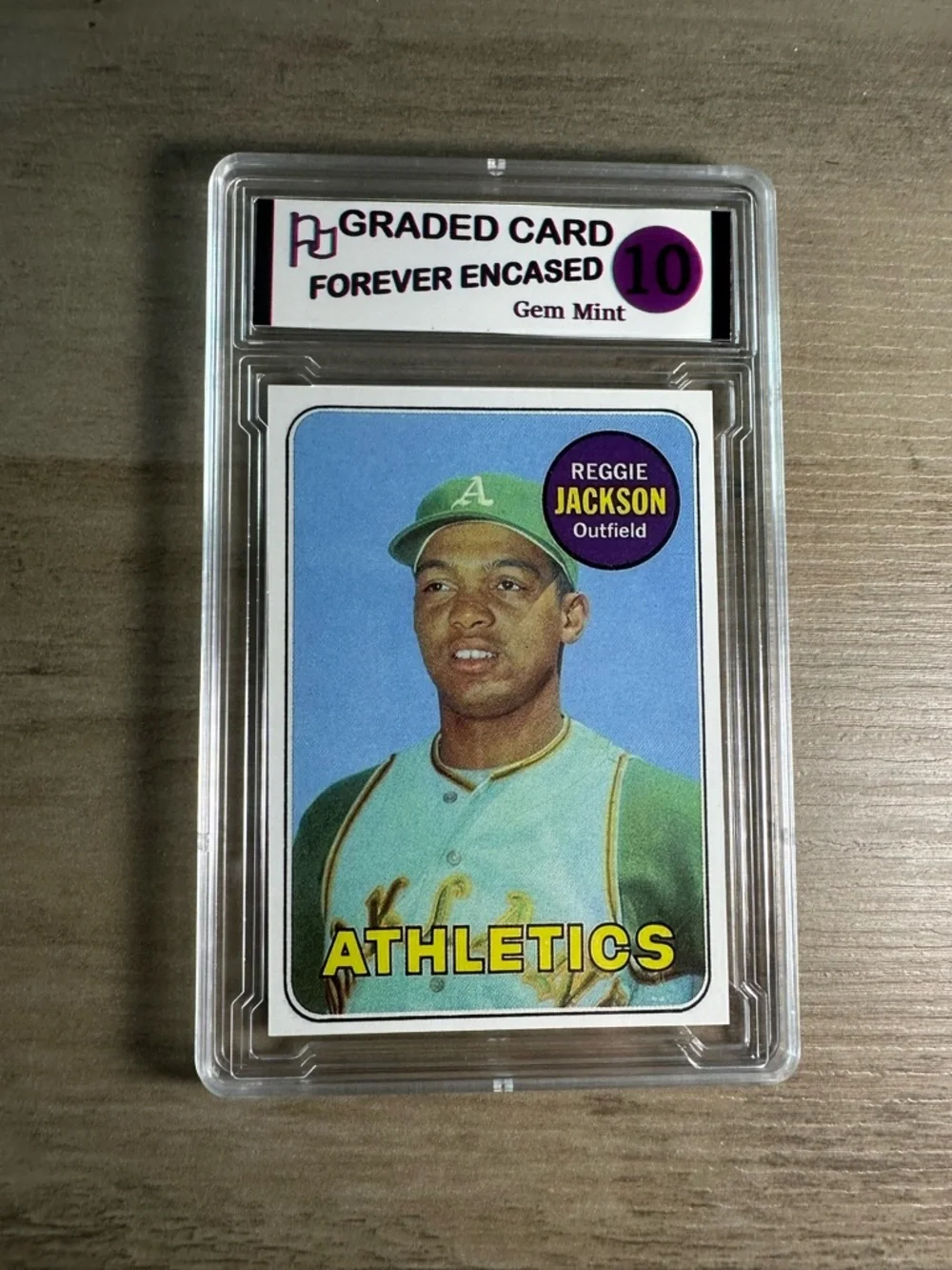 Reggie Jackson Rookie 1969 Topps #260 Gem Mint 10 Novelty Baseball Card. A’s. - Picture 1 of 2